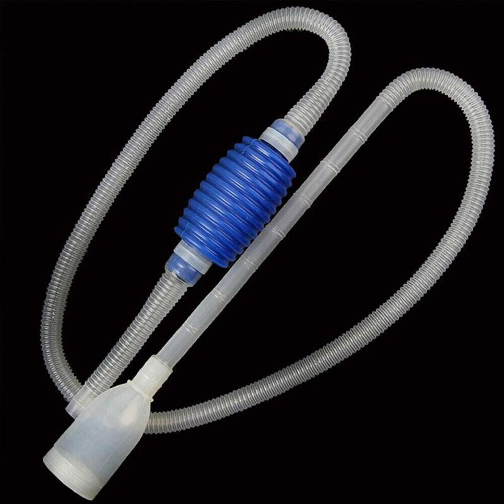 Manual Fish Tank Water Changer Cleaning Gravel Fecal Aquarium Siphon Pipe