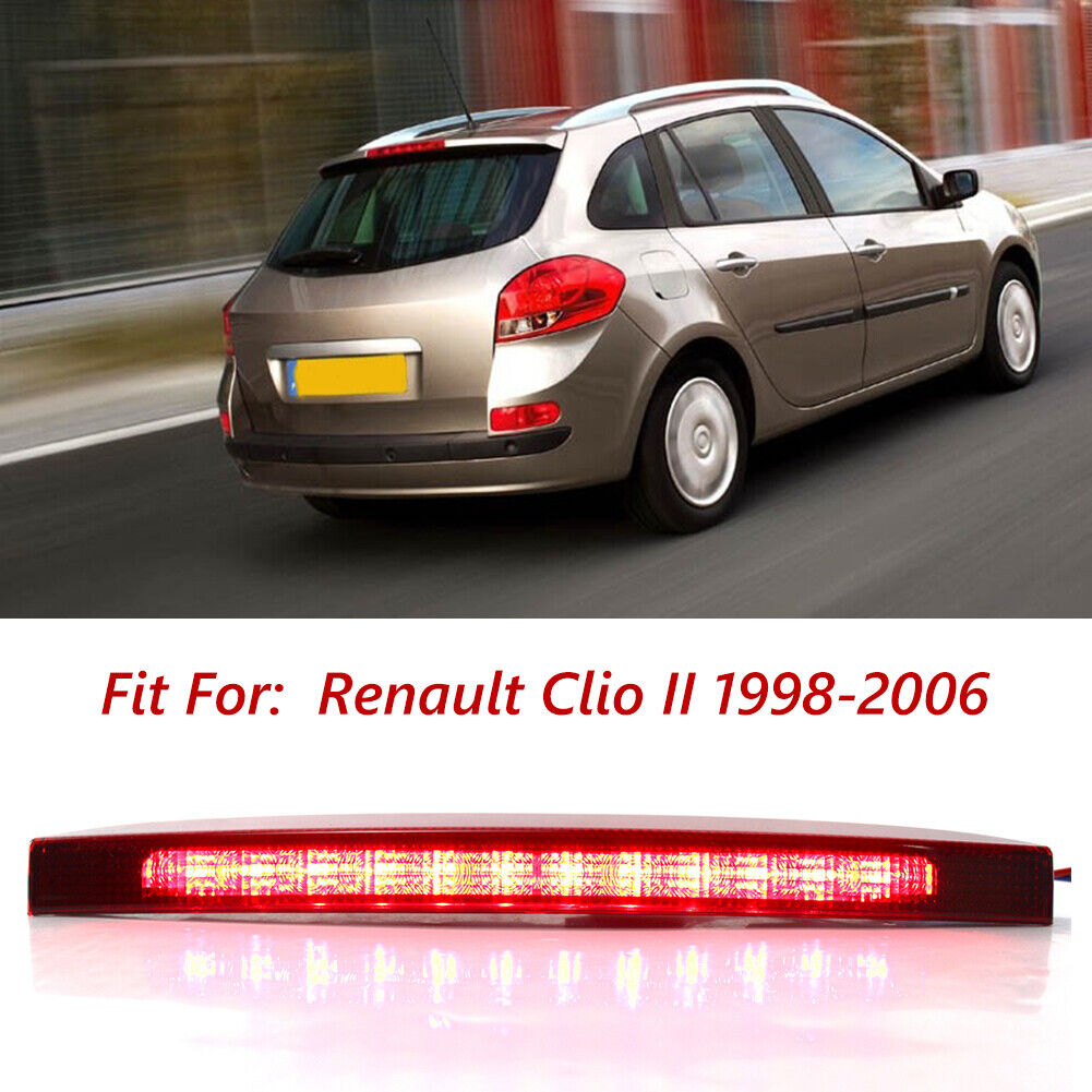 Red Third 3rd Brake Light Smoked Lens for Renault Clio II 98-06 7700410753