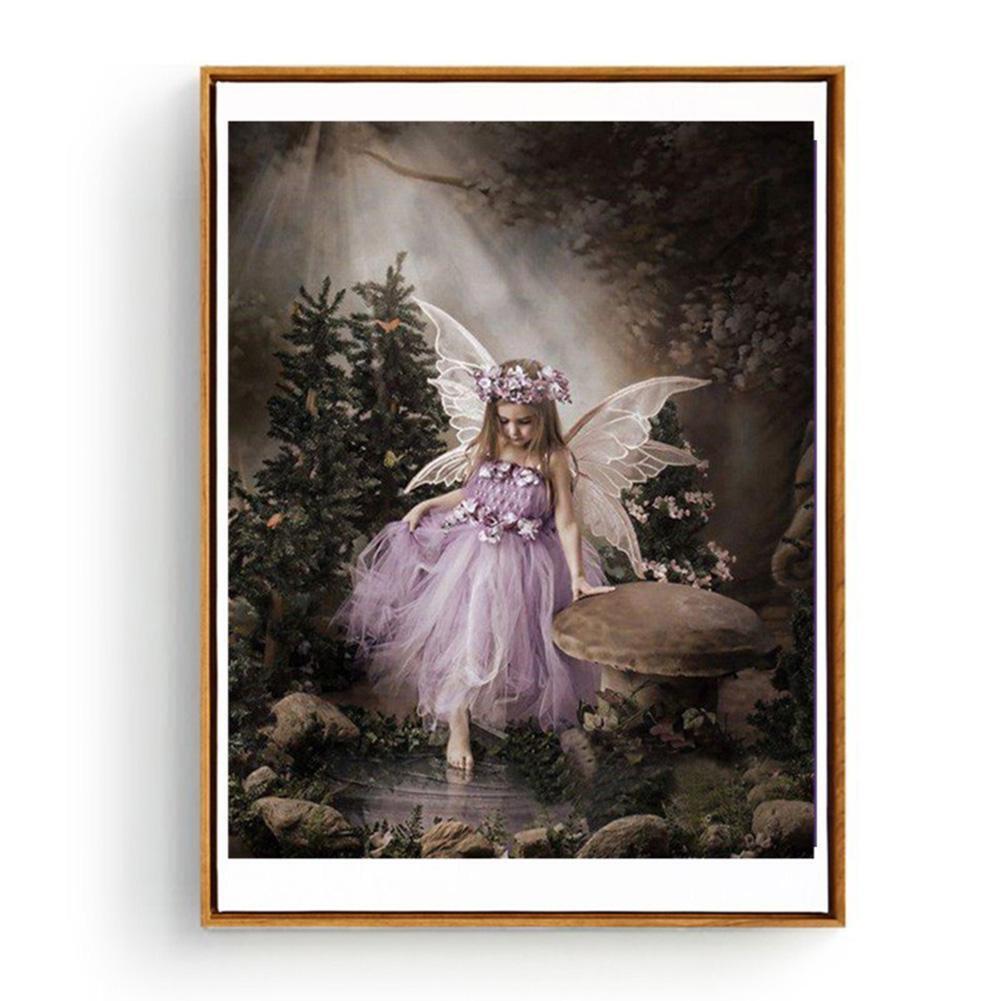 Girl 5D DIY Full Drill Round Diamond Painting Embroidery Kits Cross Stitch