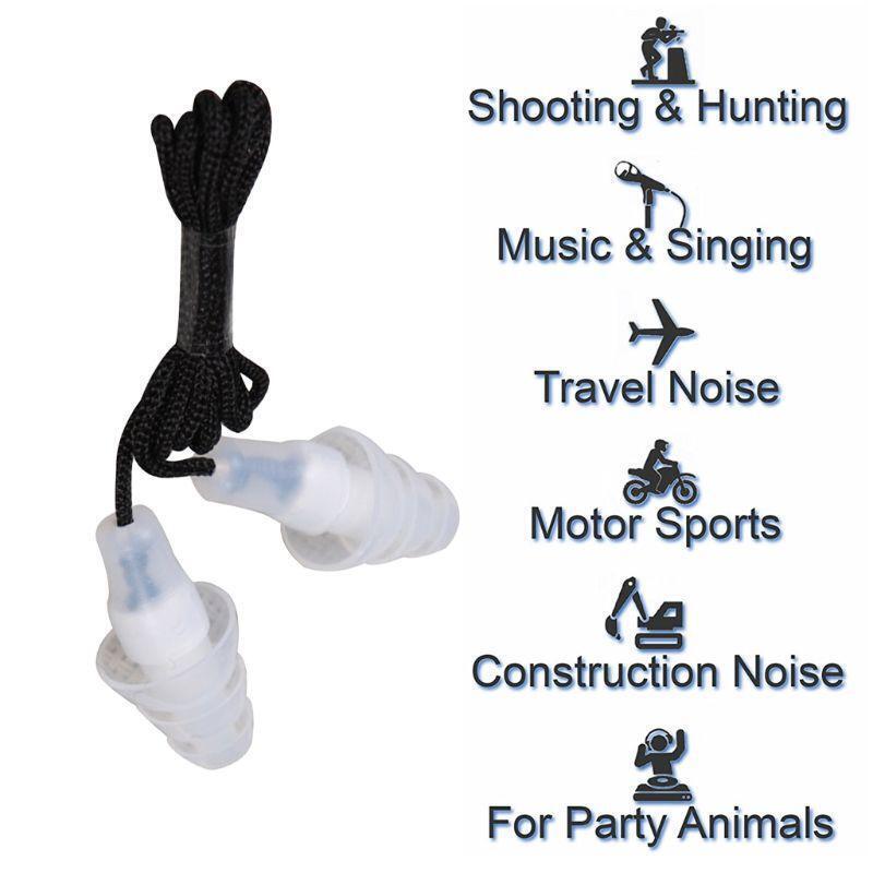 Noise Cancelling Earplugs For DJ Parties Club Concerts Comfortable Filter Ear