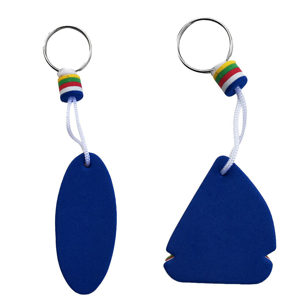 Sail & Surfboard Shape Floating Keyring for Boating Yachting Sailing Swim