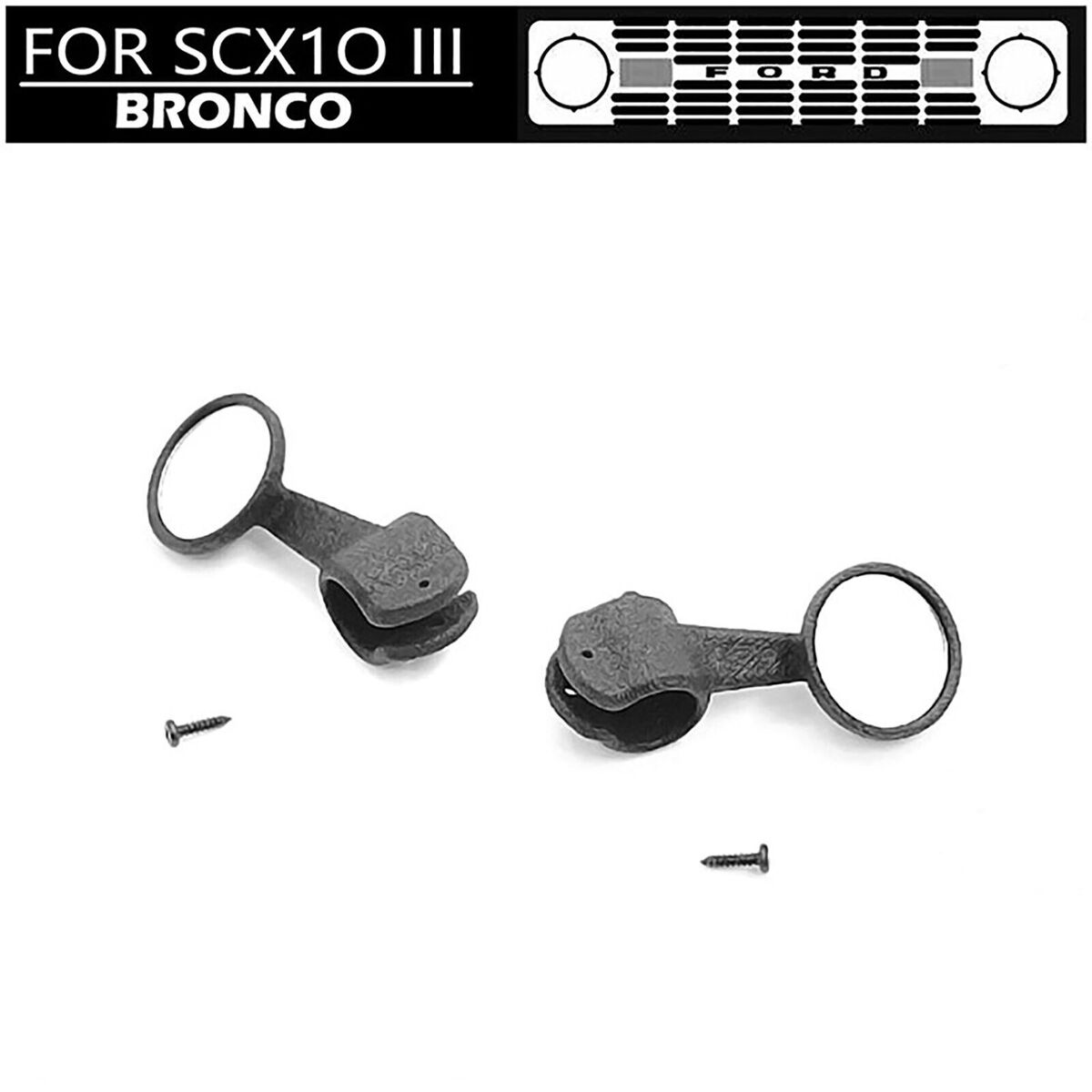 NEW For SCX10 III BRONCO RC Car Rearview Mirror Decoration Upgrade Accessories