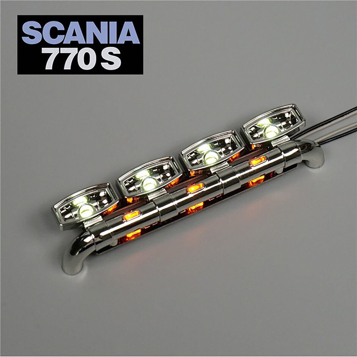Front Spotlight PCB Spotlight Board RC Car for TAMIYA 770S 6×4 56368 Accessory