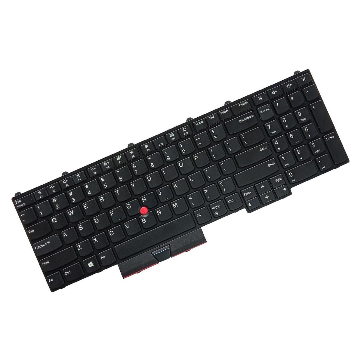 Laptop Replacement Keyboard with Pointing Stick US for P51 P71 01HW282 Parts