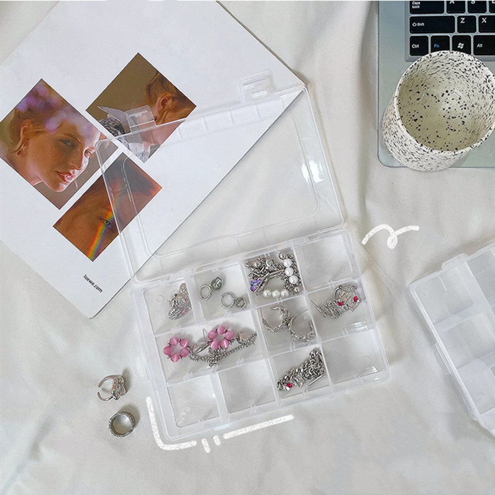Storage Box Small Items Case Jewelry Beads Container Little Stuff Storing