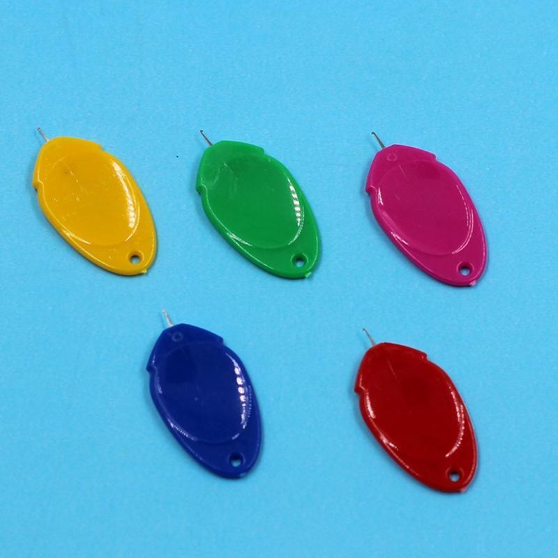 Plastic Needle Threader for Hand Sewing, Wire Loop DIY Needle Threader