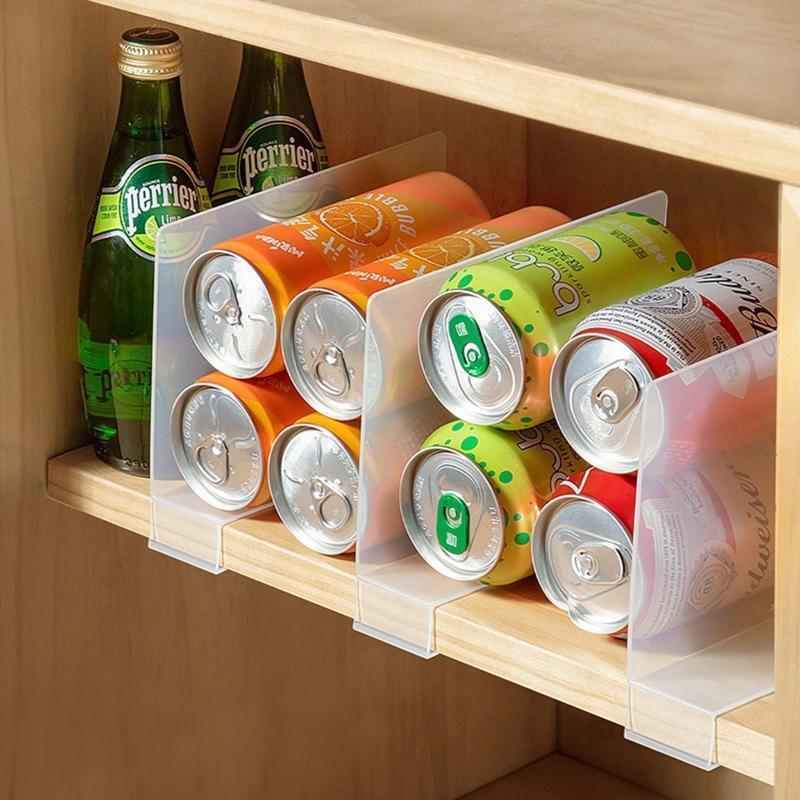 Transparent Plastic Shelf Divider Closet Organizer Wardrobe Cabinet Separator