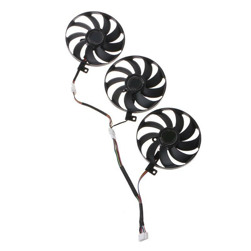 3Pcs 88MM T129215SU 7Pin Cooling Fan for ROG STRIX RTX 2080 2080Ti 12V 0.5A