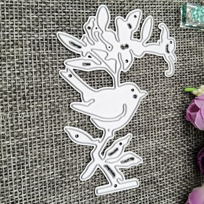 Cute Bird Metal Cutting Dies Stencil DIY Scrapbooking Album Paper Card Template