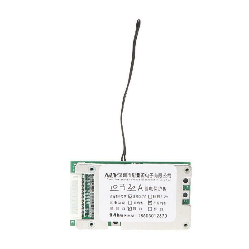 10S 36V 30A Battery Protection Board Li-ion Cell 18650 Battery Protection BMS
