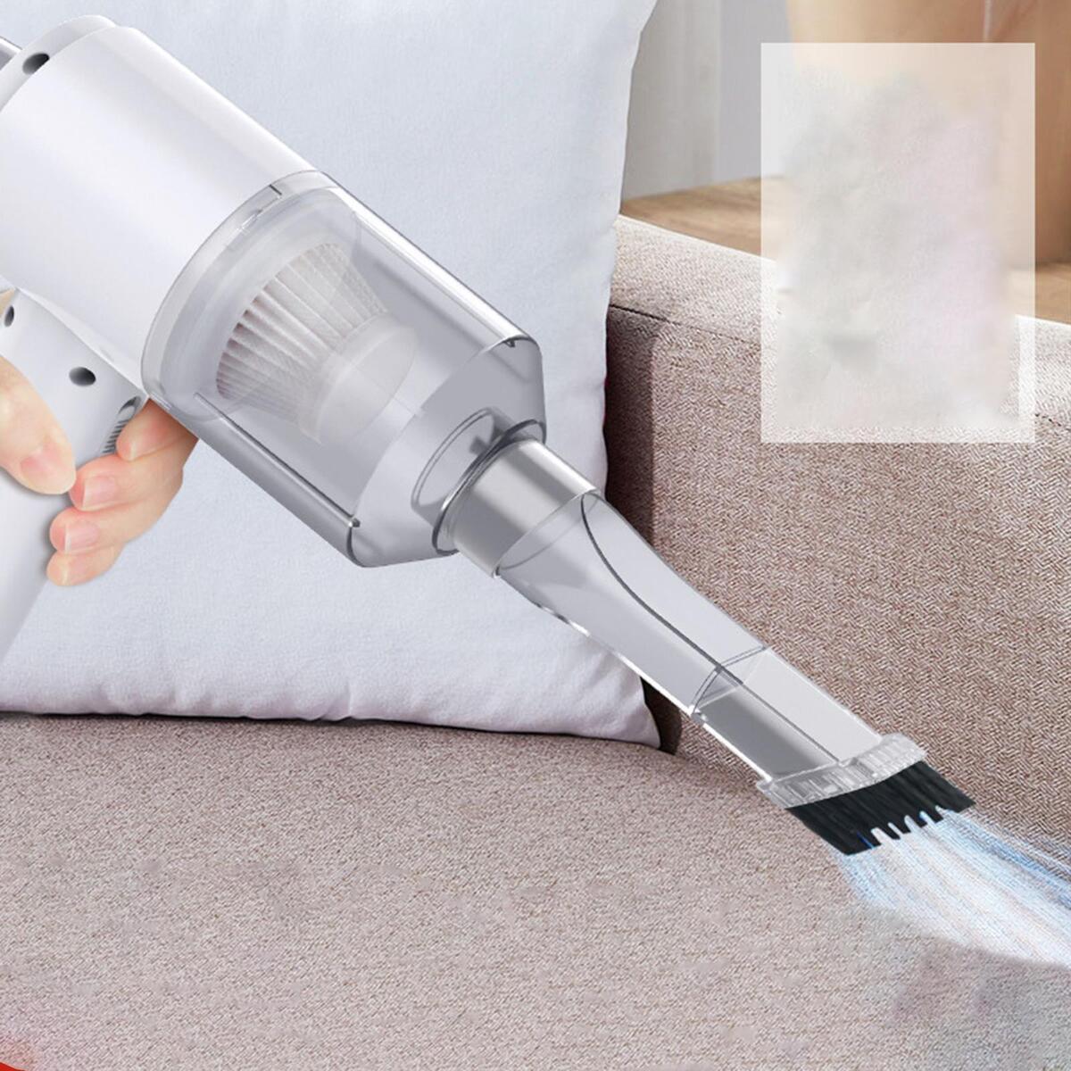Hand Held Vacuum Cleaner Air Blowing Multiple Attachments Cordless for Home