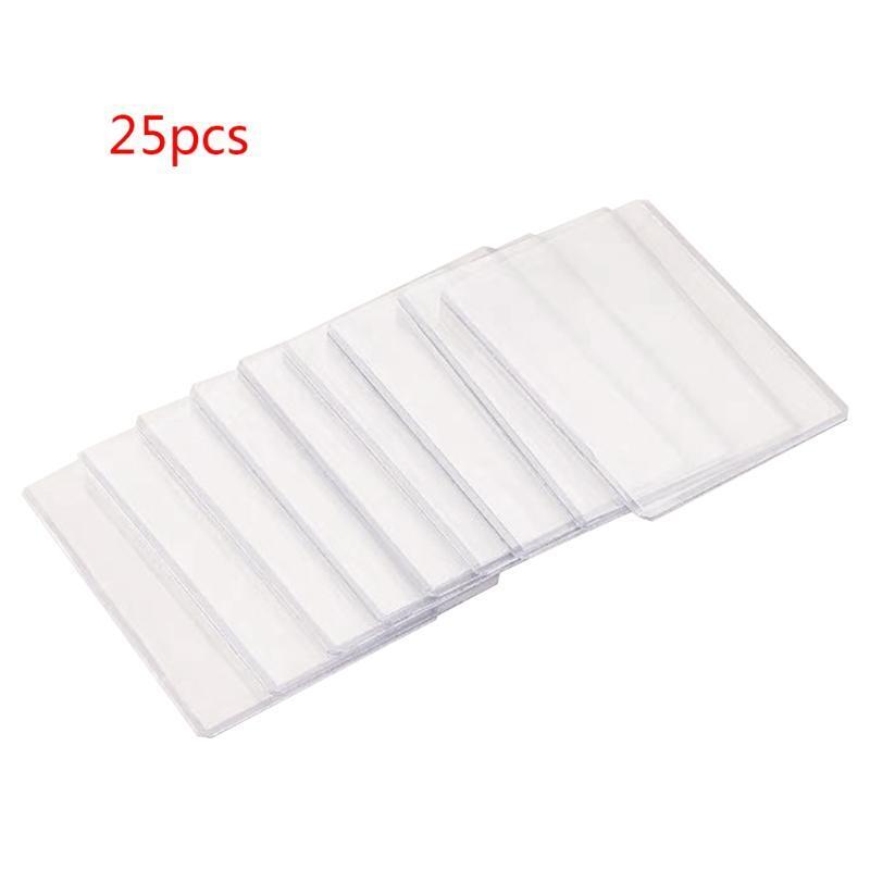 25Pcs/Set 3x4In Game Cards Outer Protector PVC Board Game Card Plastic Sleeves