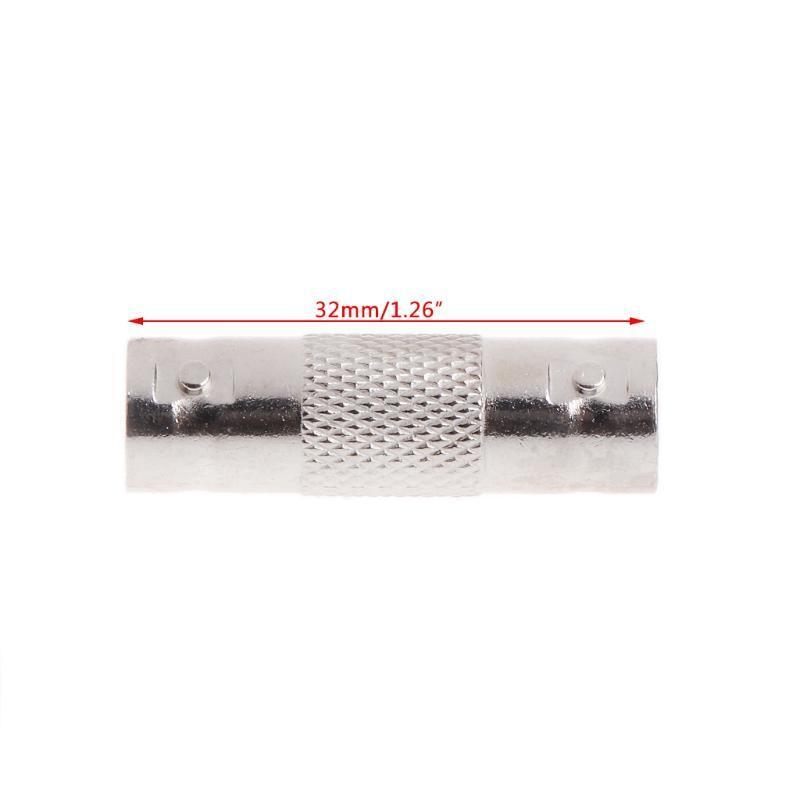 10 Pcs BNC Female To Female Connector Adapter For CCTV Camera Security System