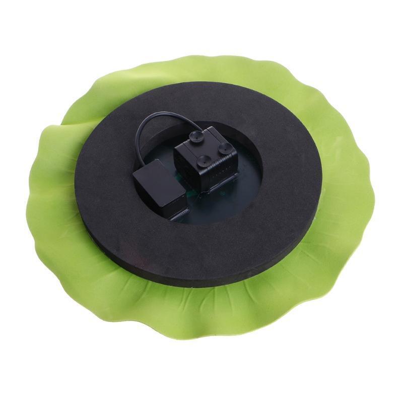 Floating Lotus Leaf Shape Solar Fountain Water Pump For Garden Pond Decoration