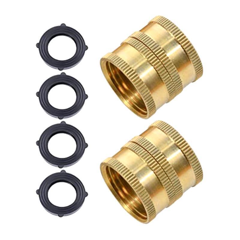 Solid Brass Garden Hose 3/4inch Garden Hose Connector Female to Female