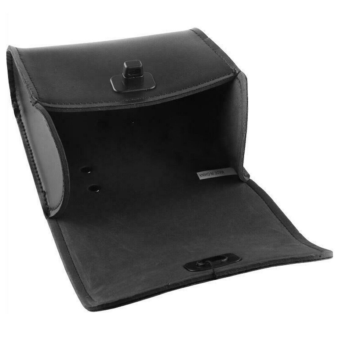 Hot Motorcycle Bike Tool Bag Fork Handlebar Saddlebag PU Leather Storage Pouch