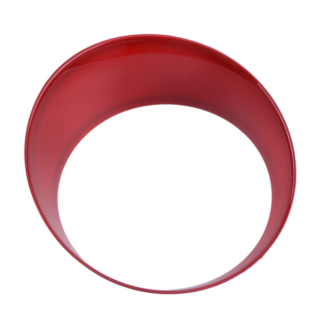 2Pcs Red Front Headlight Lamp Ring Cover Trim Fit For Jeep Wrangler JL 2018-2021