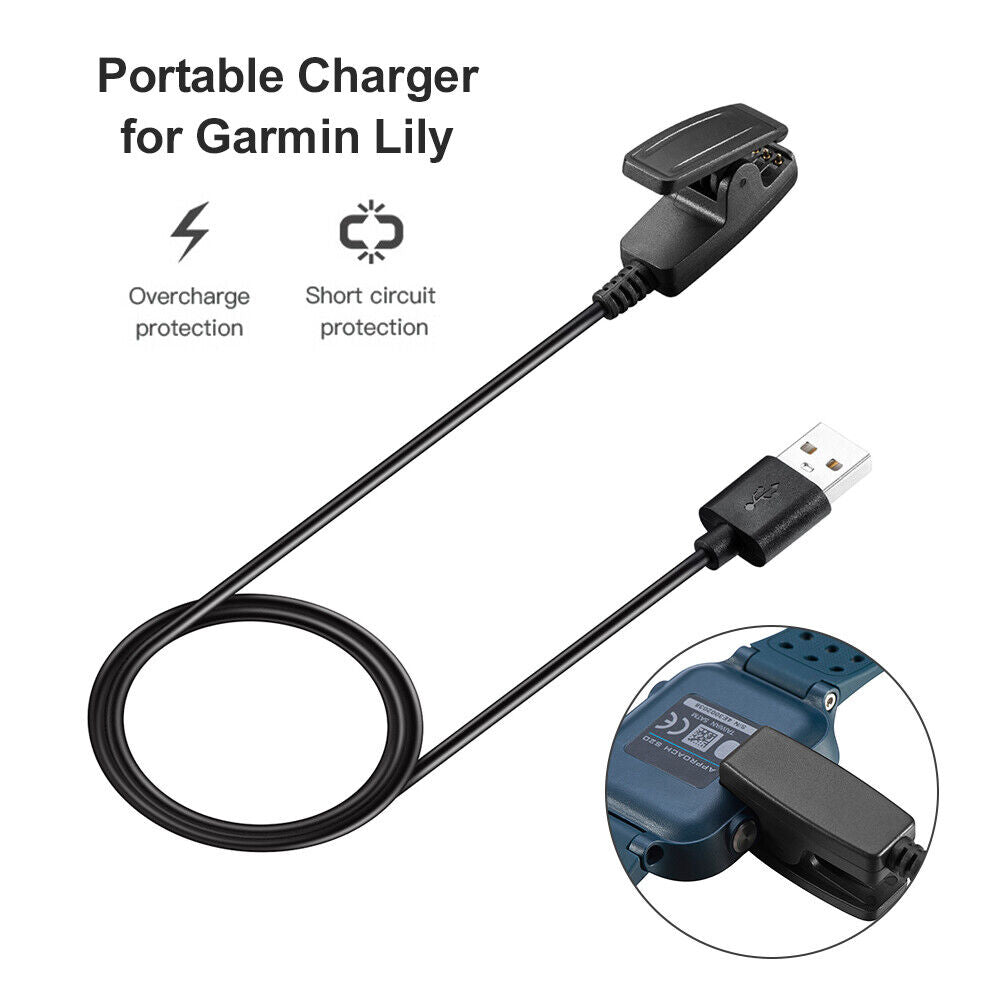 1m USB Smart Watch Charging Base Data Cable for Garmin Forerunner 35 30 235