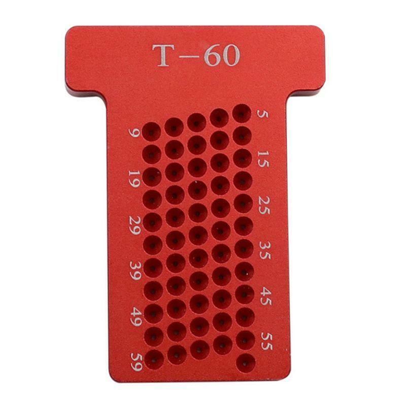 T square Woodworking Scriber Aluminum Alloy Ruler Mark Gauge Woodworking Layout