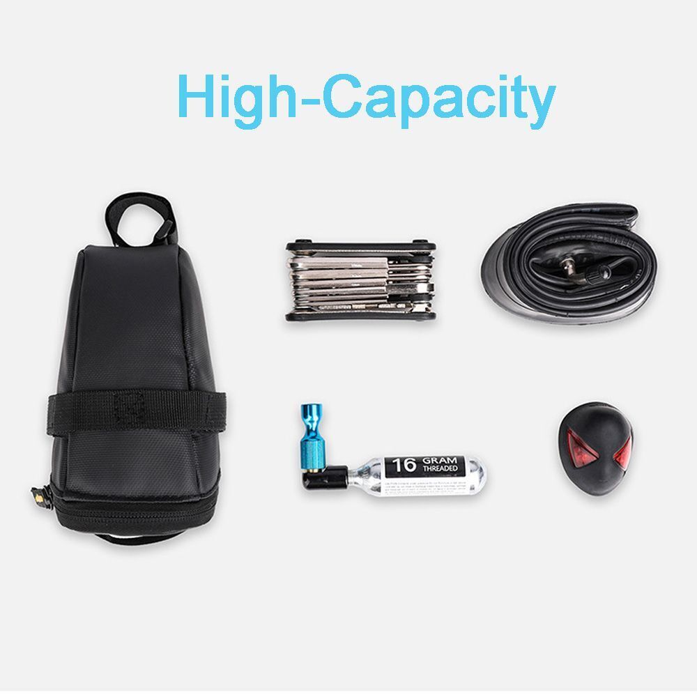 Sports Outdoor Bike Saddle Bag Under Seat Storage Cycling Bags Rear Tail Pouch
