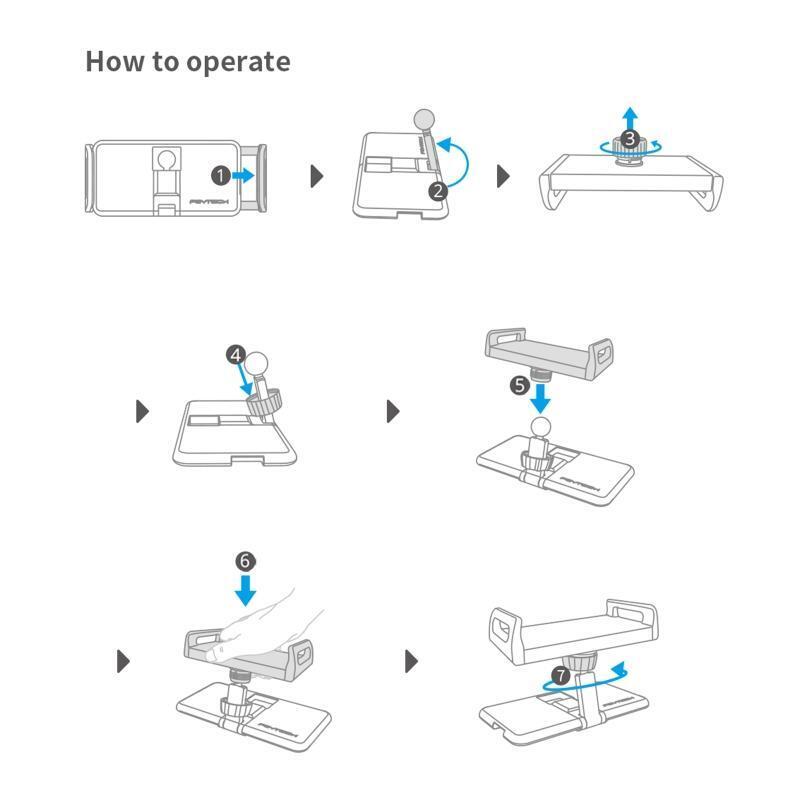 7''-11'' Tablet Remote Control Bracket Holder for Mini 3 Pro Drone Remote