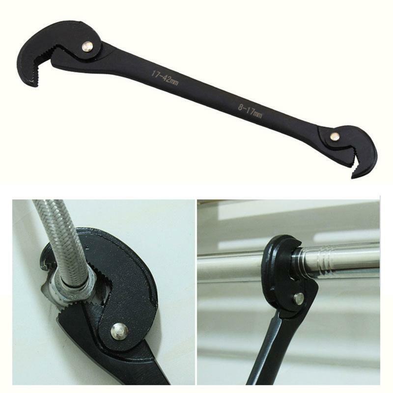 Multifunctional High-carbon Steel Ratcheting Wrench with Spring for 8-42mm Screw