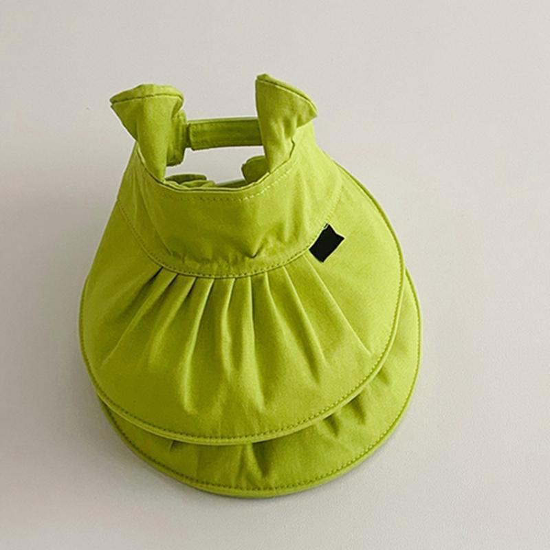 1-3YSummer Baby Bucket Hat Toddler Visor Hat Sun Hat Kid Wide Brim Sunscreen Cap