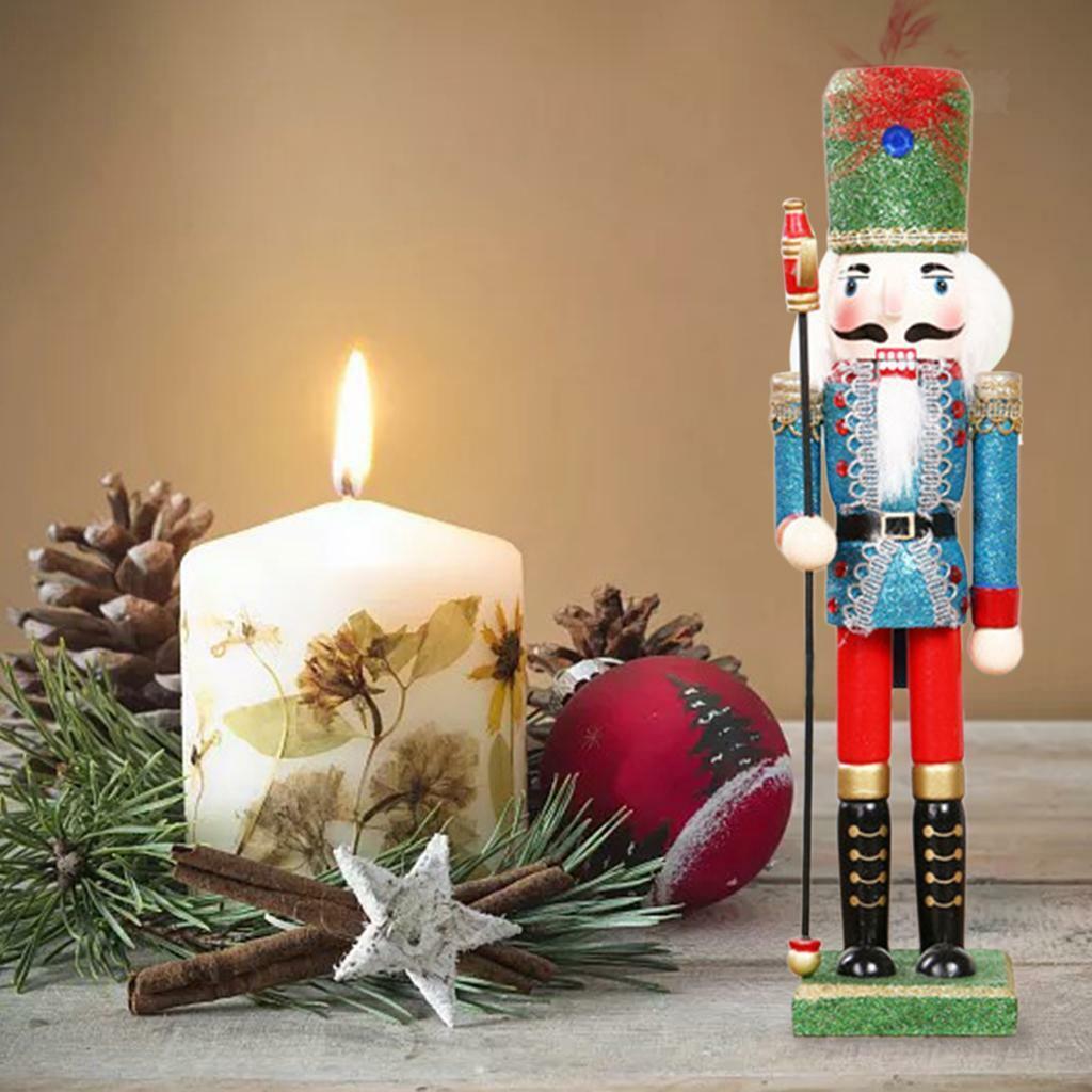 2 Pieces Festive Soldier Swordsman Nutcracker Christmas Decoration