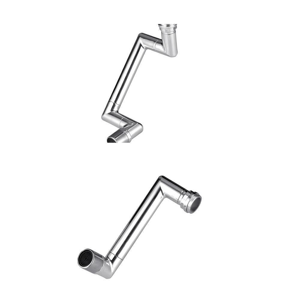 2pcs Faucet Extender Rotating Robotic Arm Leak Proof for 24mm Od Faucet