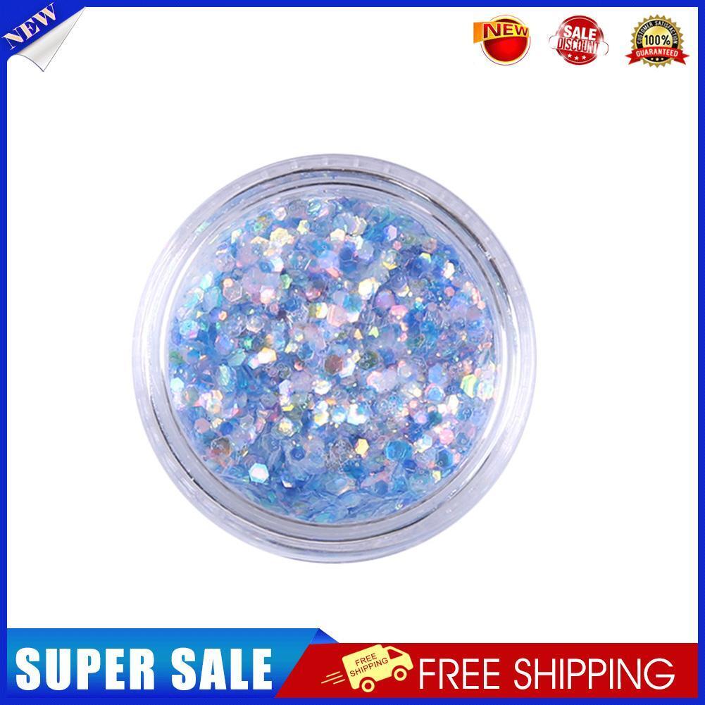 Hexagon Glitter Nail Art Sequins Sparkling Face Eye Makeup Slice Flakes (09