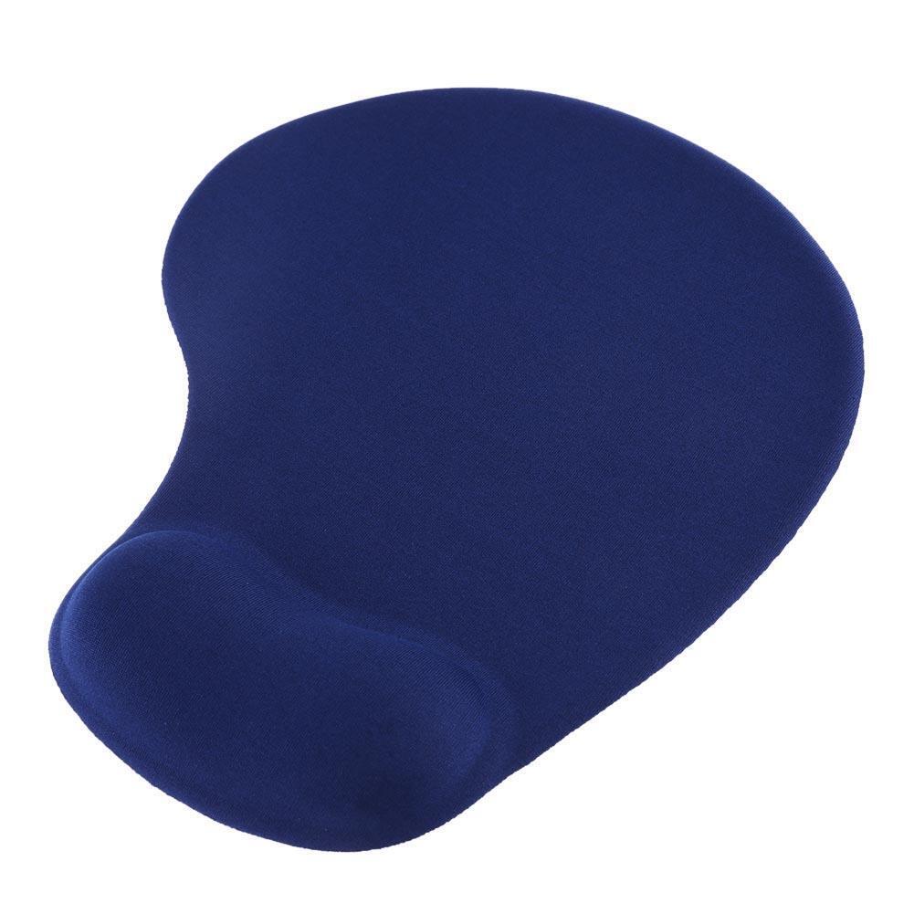 Silicone Wrist Rest Support Mouse Pad PU Anti-slip Hand Pillow(Dark Blue)