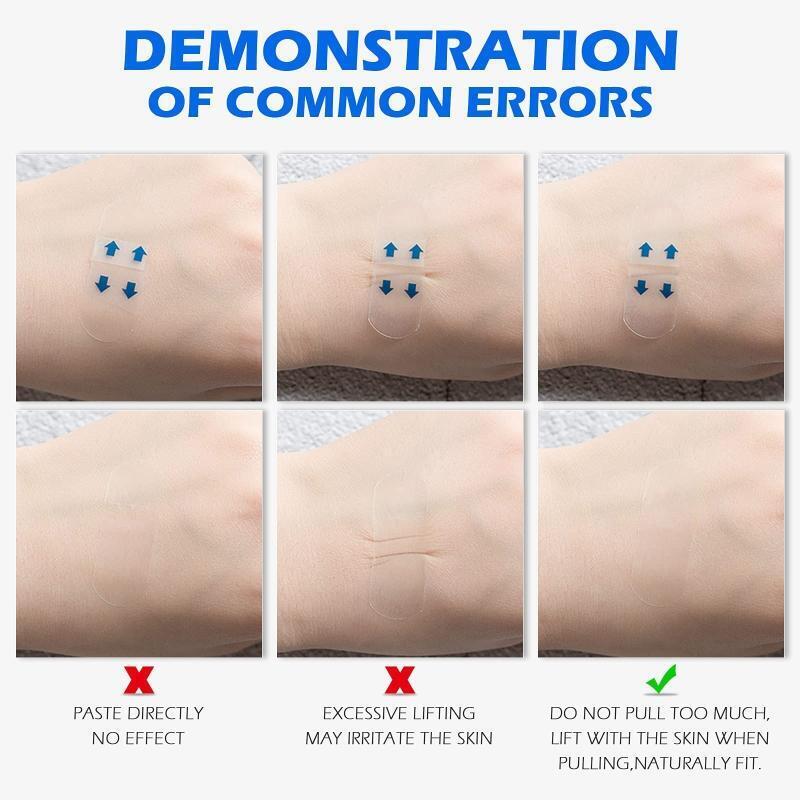 40 Sheets Face Lift Tools for Double Chin Face Lift Tape Invisible Thin V Face