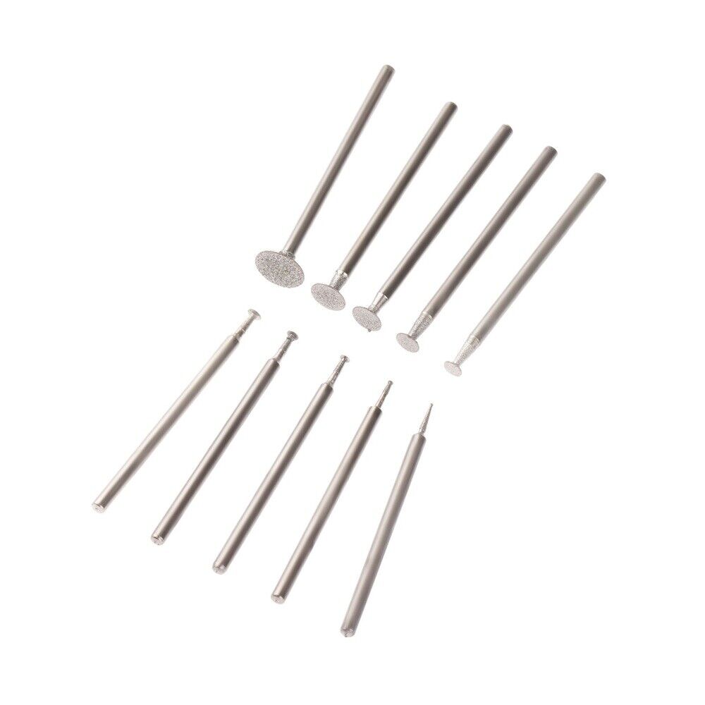 Ultra-Thin T Head Grinding Bit Abrasive 2.35mm Shank Carving Jade Stone Alloy