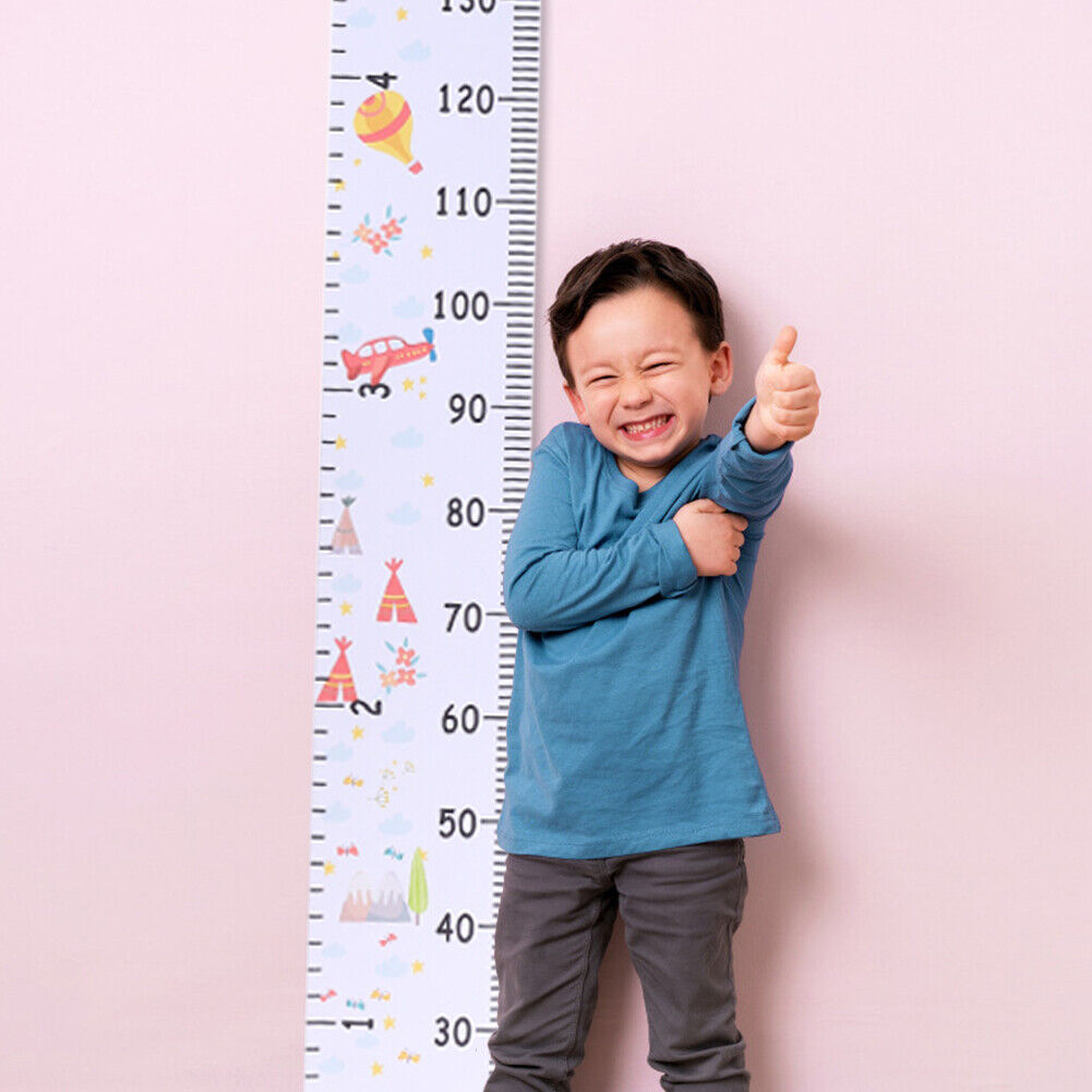 Baby Cartoon Height Measure Ruler Child Kid Wall Hanging Growth Chart (B)