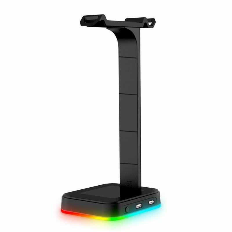 RGB Earphone Bracket Color Changing Headset E-sports Earphone Bracket Dazzling