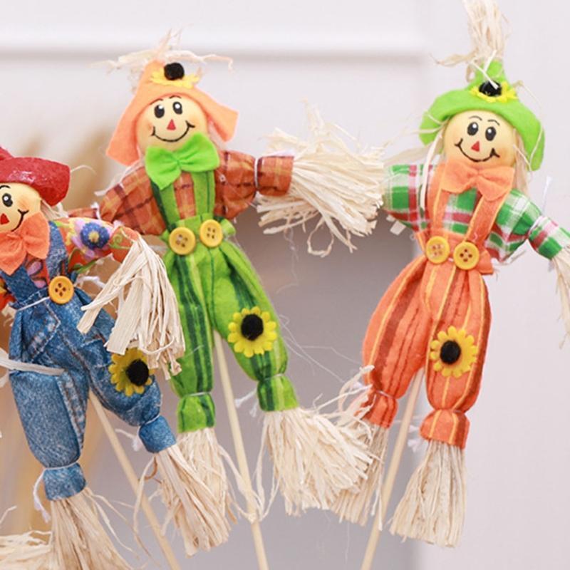 Halloween Scarecrow Decoration for Garden Home School Yard Scarecrow Decor