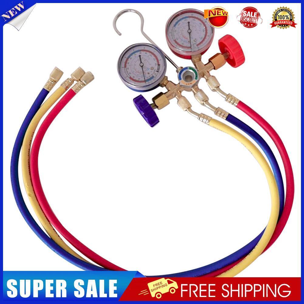 R12 Refrigerant Current Divider Meter Tool Set AC Diagnostic Manifold Gauge