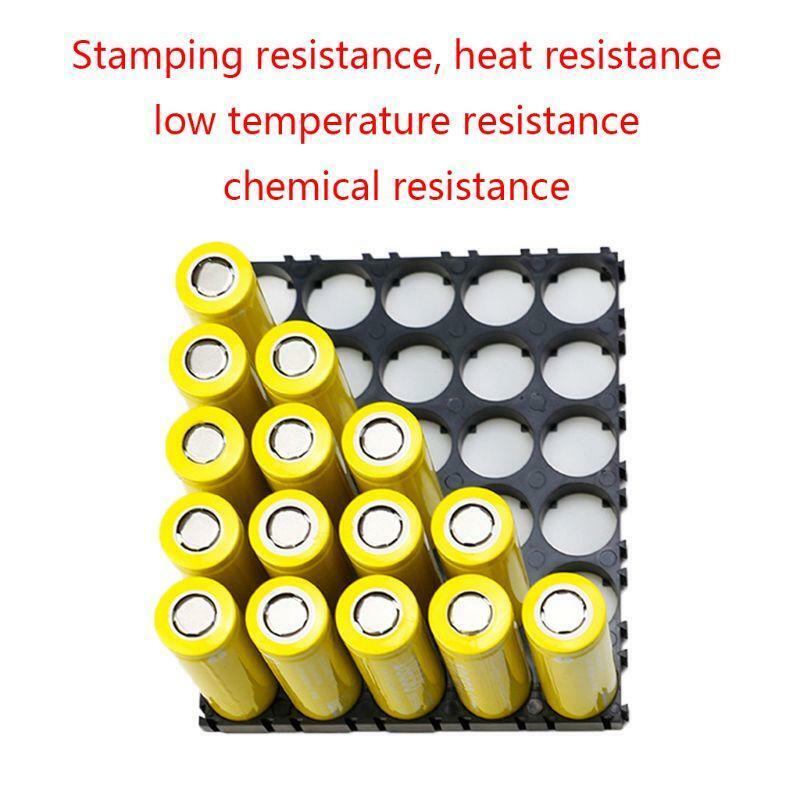 20PCS 1x2 Battery Holder Bracket Safety Plastic Cell Brackets for 21700 Battery