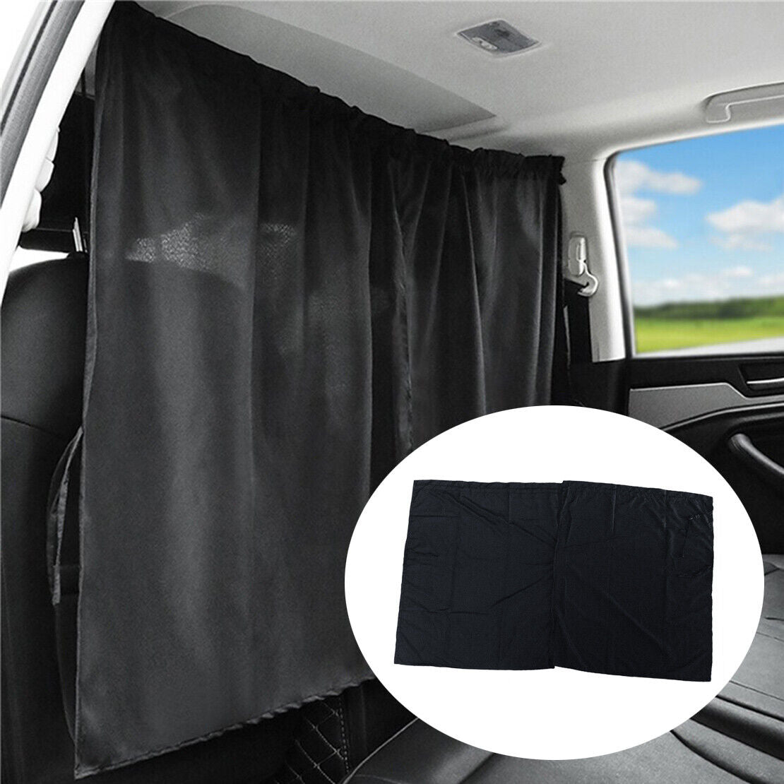Divider Curtains Sun Shades Window Covers Privacy Travel Nap Accessories Acc