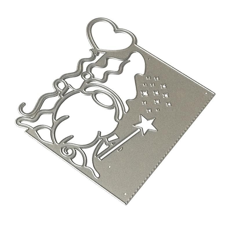Heart Gnome Metal Cutting Dies Stencil DIY Scrapbook Album Paper Card Template