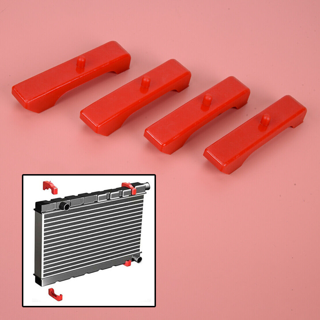 4pcs Small Block Radiator Support Bushings Fit For Chevy GMC C & K Trucks 7-1711