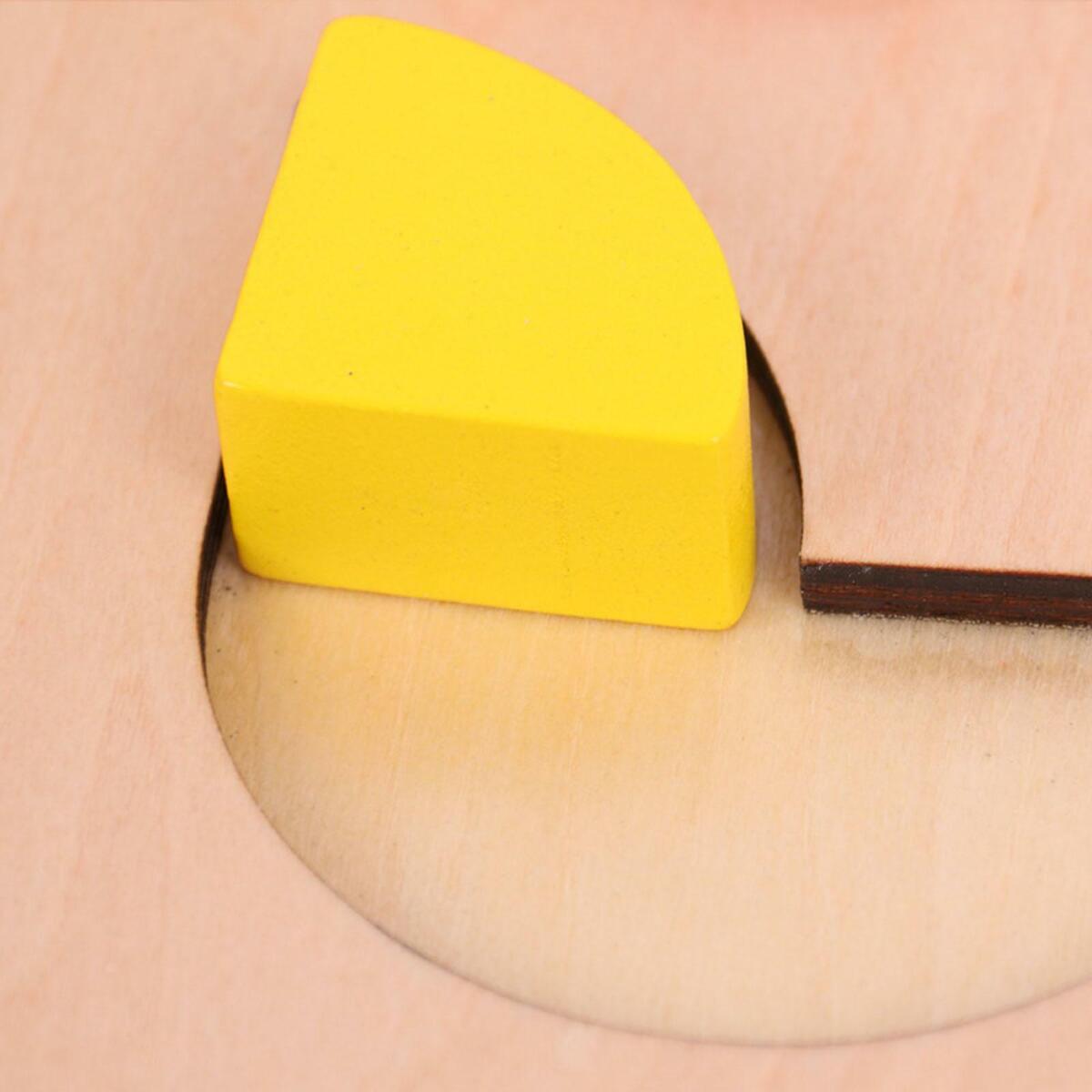 Wooden puzzle playing Geometric Shape Development for Classroom  Children