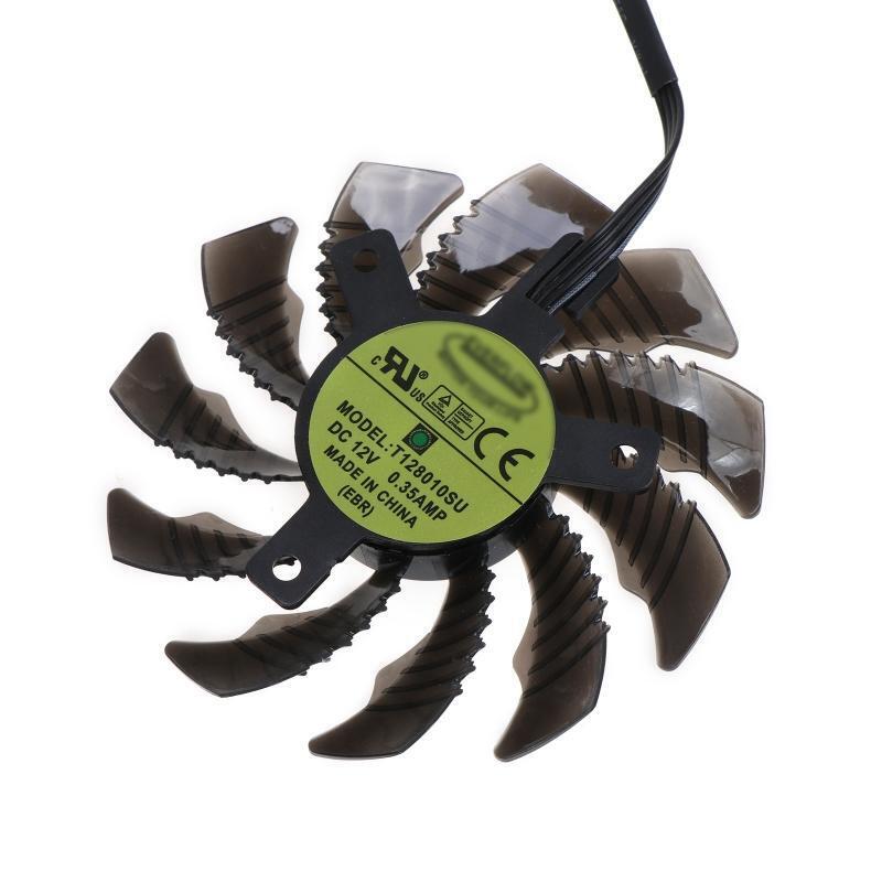 75MM 4Pin 12V 0.35A VGA Fan Graphics Card Cooling Fan for GeForce GTX 1660 SUPER