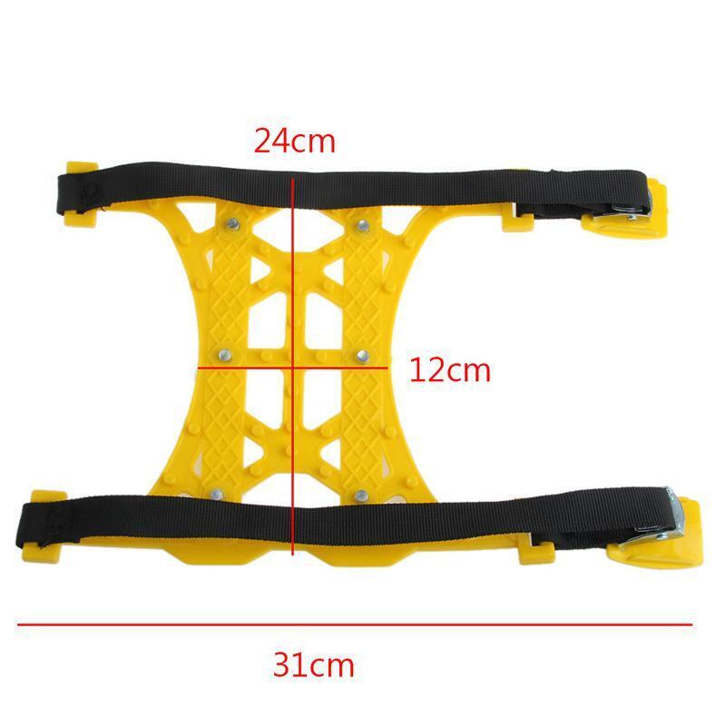 1PC Winter Truck Car Snow Chain Tire Anti-skid Belt Easy Installation