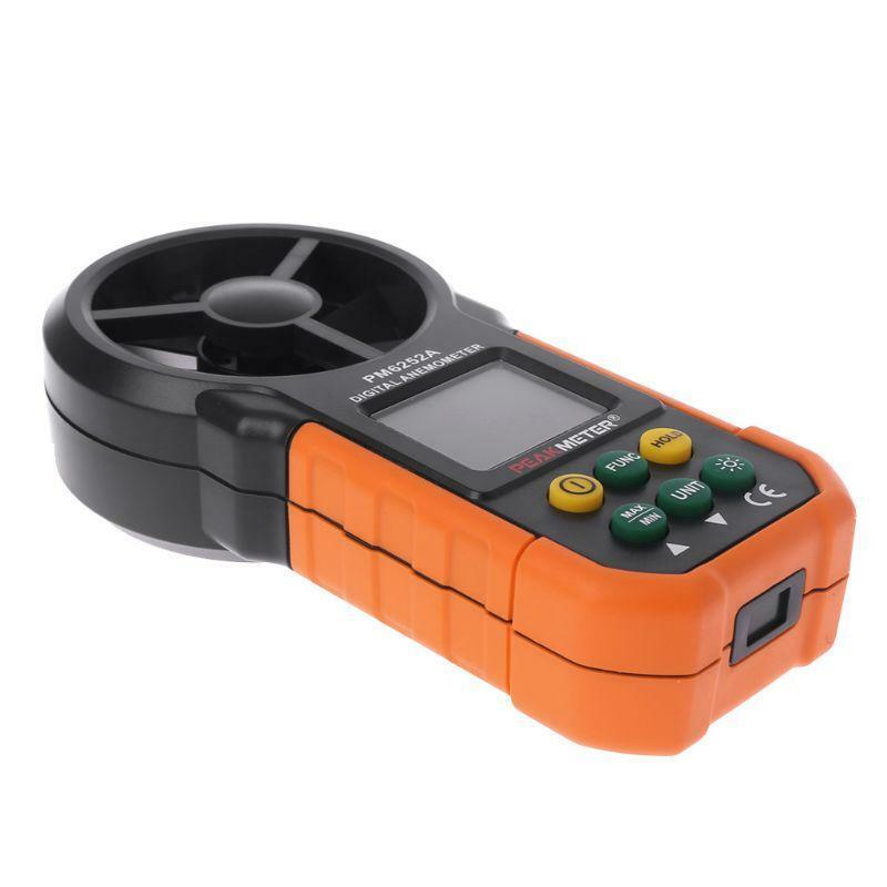 HYELEC MS6252A Digital Air Speed Anemometer / Air Volume / Air Flow Test Meter