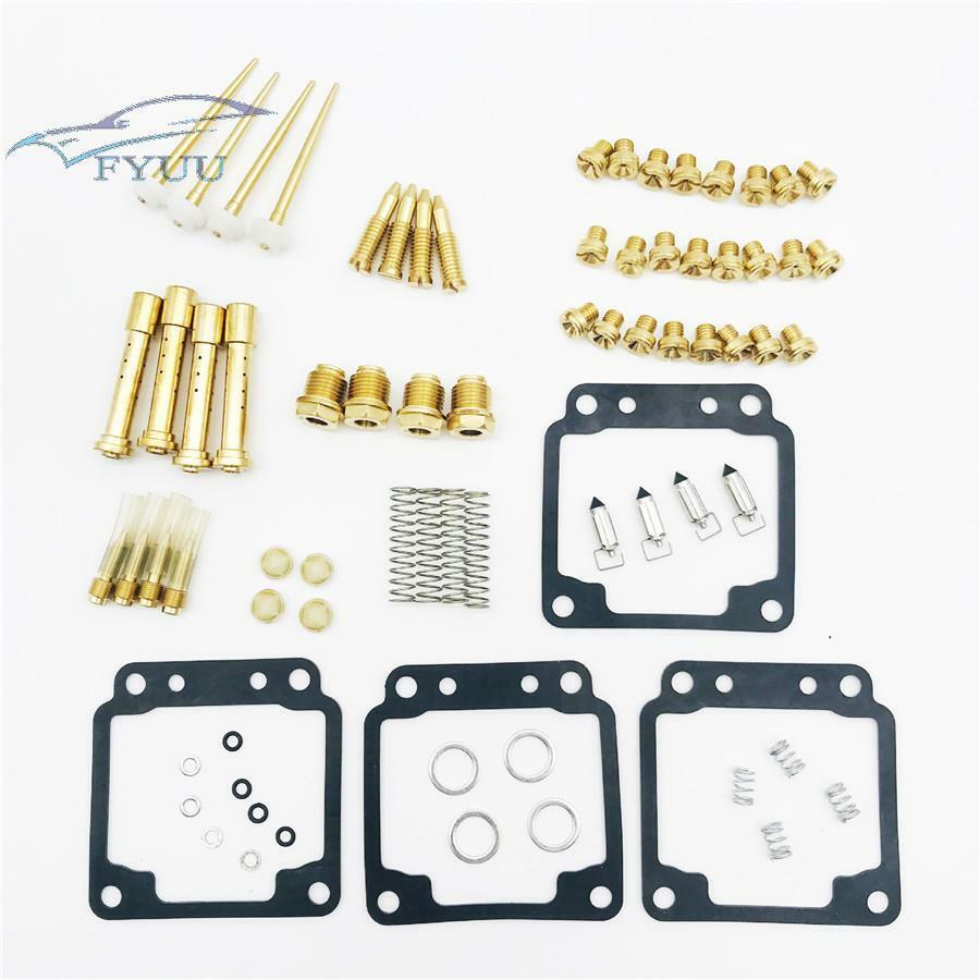 4set For Yamaha XJ750R XJ 750 Seca 1981-1983 Carburetor Carb Rebuild Repair Kit