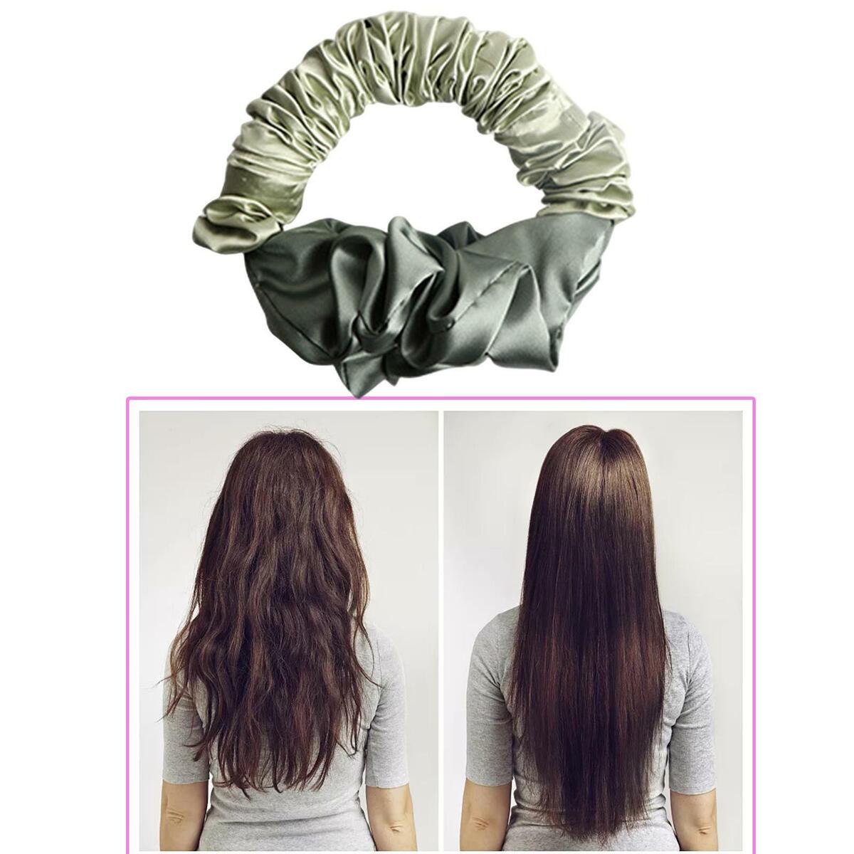 2Pcs hitzeloses Curling Rod  Scrunchies For  Styling