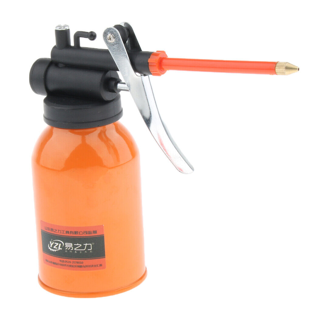 250ml Steel High Pressure  Pump Oiler Oil Pot Spray  Lubricants