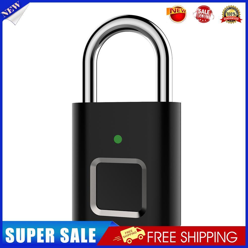 Anytek L34 Smart Fingerprint Padlock USB Rechargeable Door Suitcase Lock