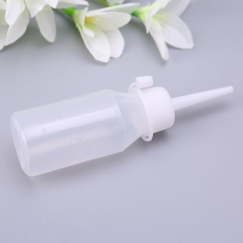 50ml Industrial Glue Gel Oil Applicator Squeeze Bottle Clear White Jet Dispenser